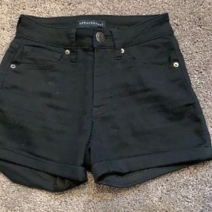 Aeropostale high waisted midi shorts.